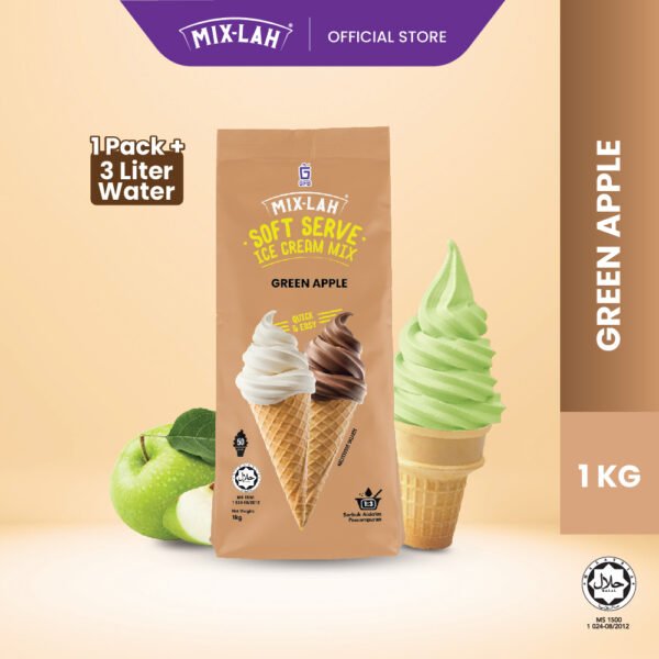 Green Apple soft serve